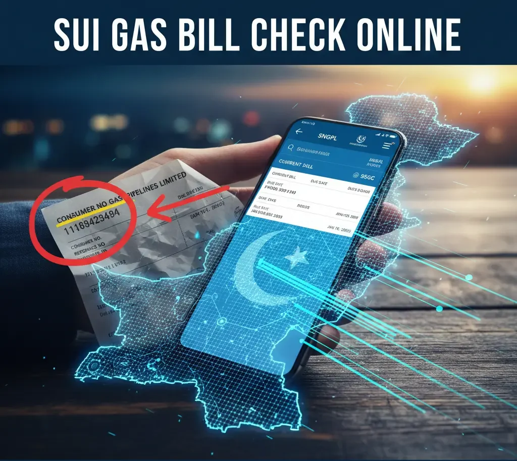 Sui Gas Bill Check Online