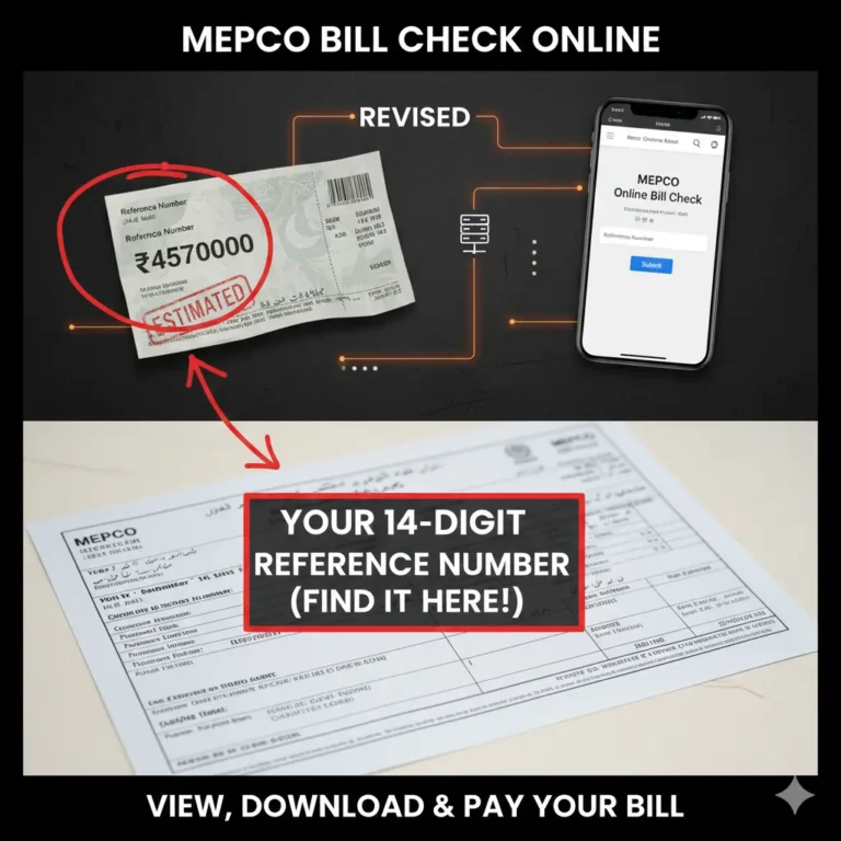 MEPCO Bill Check