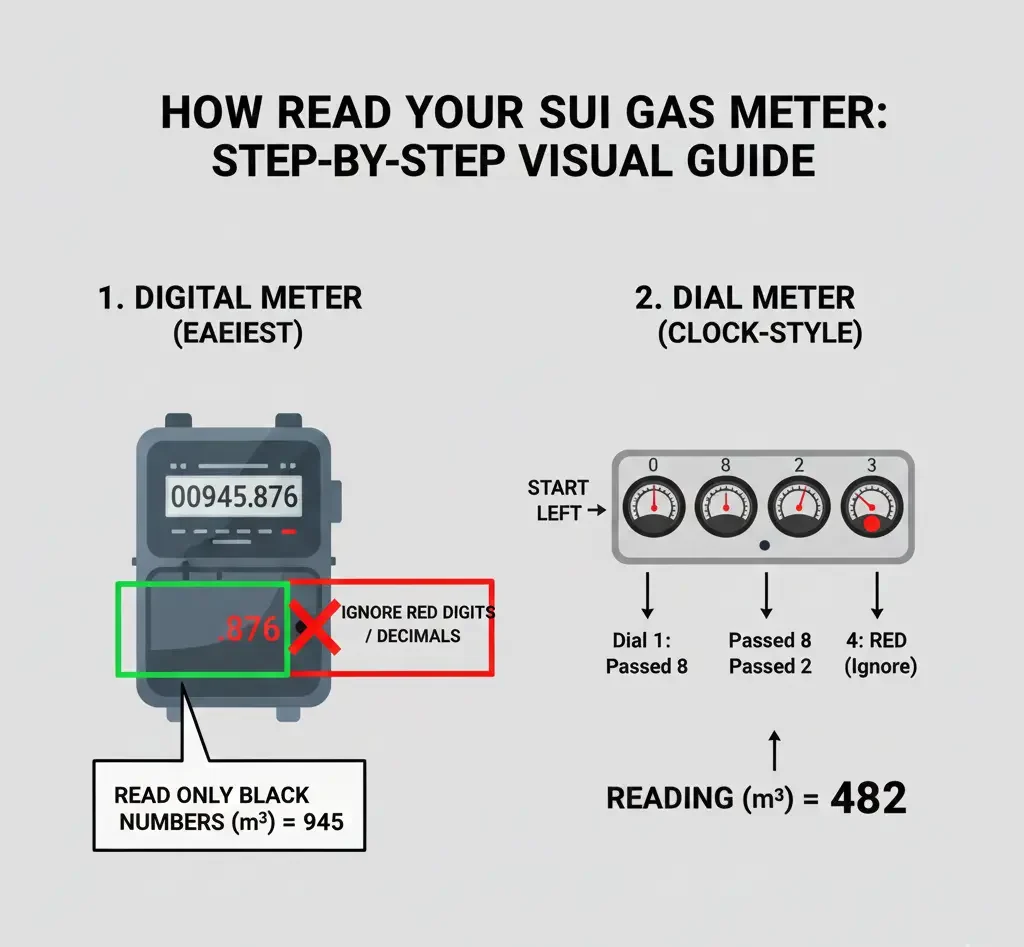 Read Sui Gas Meter